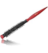 Round Brush, Mini Ultra Thin Hair Styling Brush, Small Round Brush For Blow Drying, Nylon Bristle...