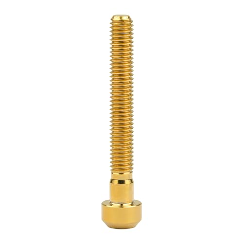 Image of Titanium Torx Square Head M6 x 10 15 20 25 30 35 40 45 50 60 65 70 80mm Screw Pack of 5 (Gold, M6x45mm)