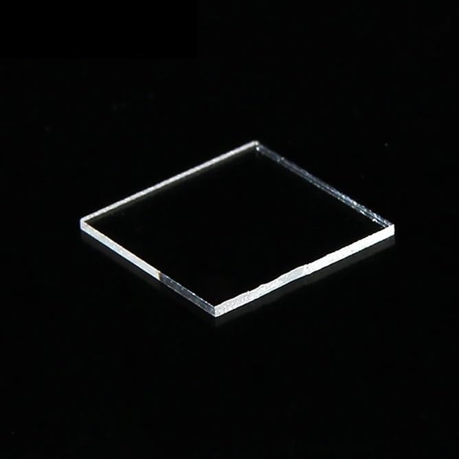 Verre de quartz en plaque de haute pureté pour isolation thermique 10x10mm