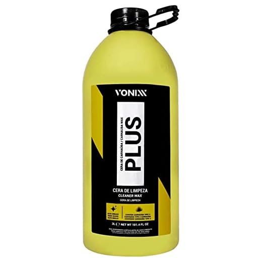vonixx Cera Automotiva de Carnauba Plus 3 Litros Liquida
