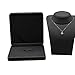 JunningGor Jewelry Set Velvet Box Necklace Earring Ring Necklace Bracelet Gift Display Case Wedding Jewelry Storage Holder (Deep Gray)