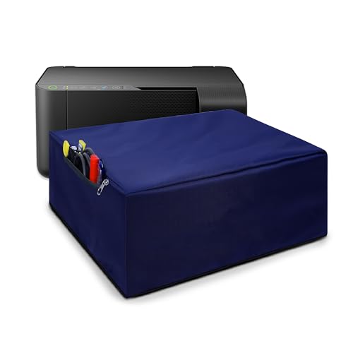 Image of Alifiya Dust Proof Washable Printer Cover for Epson L3250 / L3260 / L3212 / L3200 / L3251 All-in-One Ink Tank Printer - Blue