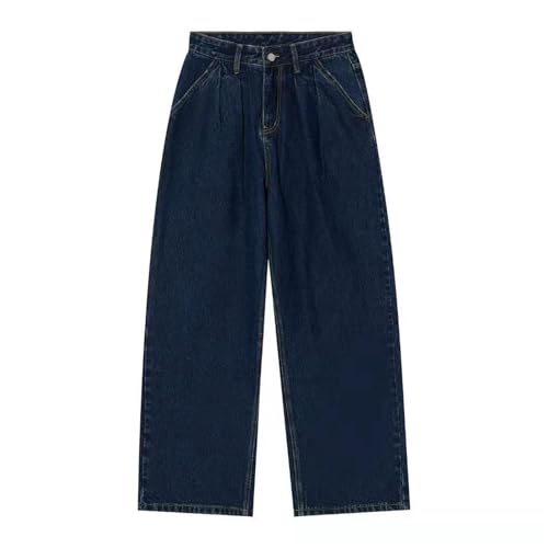 Men's Denim Jeans Wide Leg Loose Straight Leg Slim Commuting Office Daily Casual Pants for Men