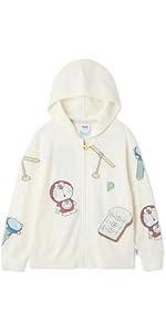 【美品】gelato pique ドラミちゃん　ジャガードパーカー　ジェラピケ Amazon.co.jp: [ジェラート ピケ] 【ドラえもん】【レディース