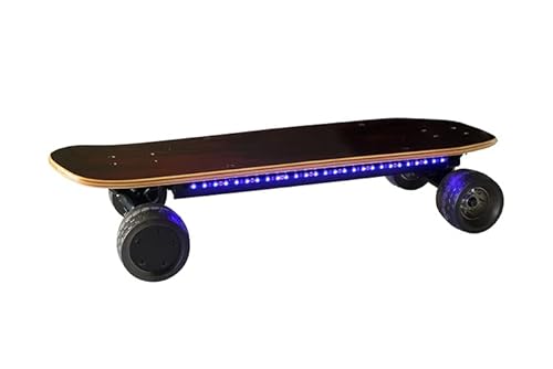 Mini Pro Electric Skateboard 1500 Watts | 12S2P | 30 Mph | 35 Km Range | 105 Mm Cloud Wheels | Cool Lights | Made By Cnc | With Remote | Street Longboard | For Adults And Children. #TOP5