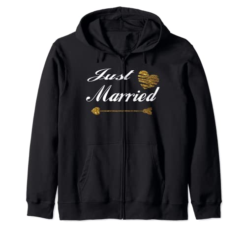 Just Married Life - Camisa a juego para recién casados Sudadera con Capucha