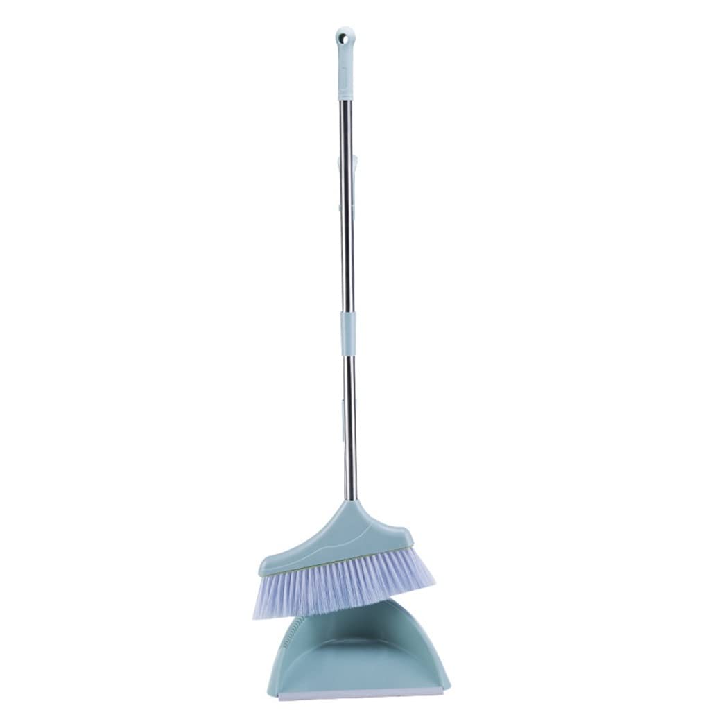 dustpan and brush, Broom and Dustpan Set Rubber Sweeping Dust Clean Folding for Floor Home Brush Products Household Sweeper Plastic