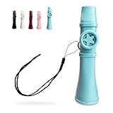 【2025最新改良モデル】カズー 軽量 良い音 Kazoo 初心者 簡単に演奏できる、大人と子供用 日本語説明書付 ストラップ付 持ち運びが簡単 メンブレン不要で洗える、ギター、ピアノ、ウクレレ用のカズー楽器の習得が簡単 演奏 音楽玩具 マルチカ (ブルー)