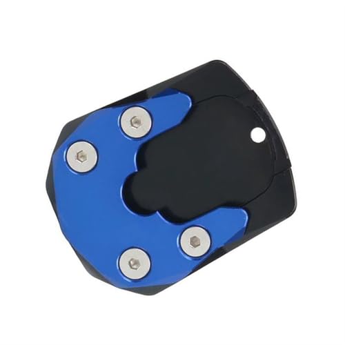 Agrandisseur béquille latérale en alu turquoise pour Yamaha GTR 125 millesimes 2004 à 2018