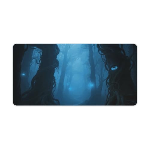Tapis de souris forêt magique pour l'organisation du bureau à la maison