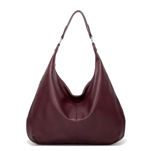 Sac hobo femme sac à main cuir synthétique souple fermeture éclair