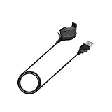 SIKAI 1m USB Cable de Carga Compatible con Amazfit Pace Reloj Portable Cargador Reemplazo USB Cradle para Amazfit Recambios Cable de Carga Clip Dock de Muelle (Negro Cargador)
