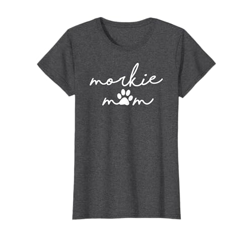 Morkie Mom Maltese Yorkie Mix Dog Mama T-Shirt
