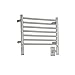 QBC Bundled Amba Heated Towel Warmer - Jeeves - HSB Model H Straight - Brushed 20.5W x 18H - 60 to 80 Watts 0.5 to 0.75 Amps - Plus Free QBC Towel Warmer Guide