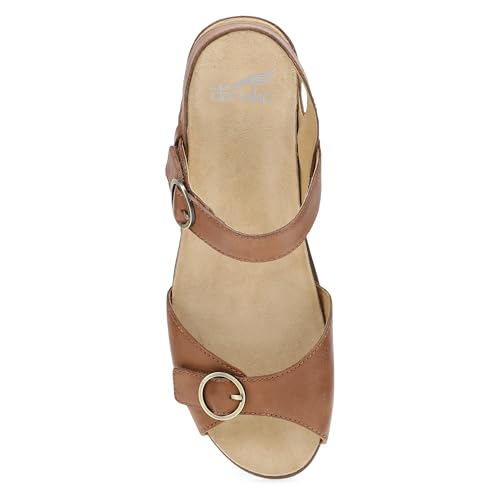 Image of Dansko Candace Wedge Sandal for Women -Comfortable Wedge with Arch Support -Fully Adjustable Straps-Versatile Casual to Dressy Footwear -Lightweight Rubber Outsole