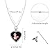 Penis Dick Urn Necklace for Ashes Cremation Jewelry Heart Pendant Keepsake with Filling Kit