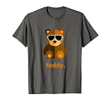 Teddy Bay Bear Sunglasses T-Shirt - Hipster Stuffed Animal