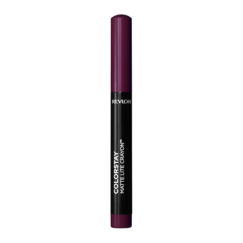 Revlon ColorStay Matte Lite Lipstick Crayon, 012 On Cloud Wine, 0.049 oz - image 1