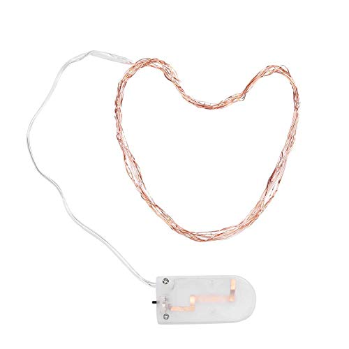 Preisvergleich Produktbild Boquite Lichterkette, LED-Kette, 50LED-Lichterkette aus Kupferdraht für Weihnachtsfest-Innendekoration(Bunt)