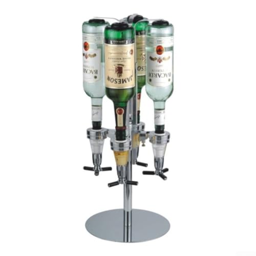 Zeroupshop Cabezal dispensador de licor, dispensador de vino montado en la pared, estante para bebidas alcohólicas, barra de acero, soporte para mayordomo, dispensador óptico para bar del hogar (45 Zeroupshop Cabezal dispensador de licor, dispensador de vino montado en la pared, estante para bebidas alcohólicas, barra de acero, soporte para mayordomo, dispensador óptico para bar del hogar (45