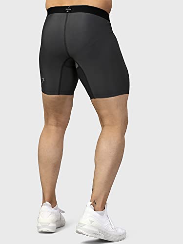 Image of Compression Men's Shorts Tights (Nylon) Skins for Gym, Running, Cycling, Football, Tennis, Badminton & More