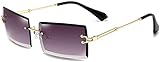 【AN ALLE GELEGENHEITEN ANPASSEN】 Diese Sonnenbrille ist ideal für Outdoor-Sportarten und Aktivitäten wie Partys, Fotokabinen, Reisen, Einkaufen, Fahren und andere Outdoor-Aktivitäten. Es ist für jedes Gesicht geeignet, um einen einzigartigen und modischen Lebensstil zu zeigen. Es ist auch eine großartige Geschenkidee für Ihre Familien und Freunde.