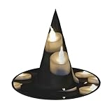 Materiale di alta qualità: tessuto Oxford resistente, spesso e durevole. Sicuro e pratico per durare nel tempo, cappello da strega per feste di Halloween.