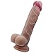 Produktbild HYLHYL5-F Realistischer Dildo mit Starke Saugnapf, 20cm / 7.87in Hautfreundlich Life Size Dîld Weich und sicher mit Saugnapf for Schlafzimmer Wiedergabe
