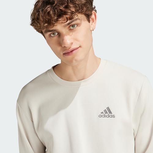 Image of adidas Mens Cotton M Feelcozy Swt Crew Neck Sweatshirt
