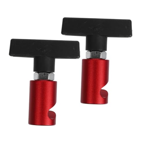 Alipis 2pcs Car Hood Clamp Aluminum Trunk Gas Anti-Slip Fixing Tool Universal Hood Prop Holder for Vehicle Repair
