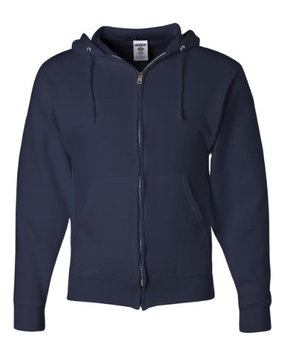 Jerzees Activewear - Nublend Full Zip Hood, Navy, XL