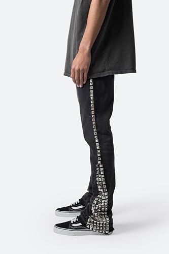mnml Men's B572 Studded Flare Denim2
