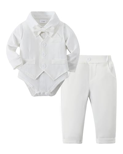 DISAUR Baby Boy Gentleman Outfit 4PCS Set