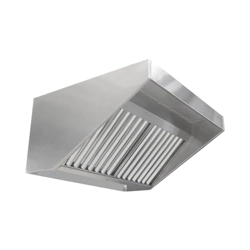 CAEXVEN Campana Extractora Industrial Modelo Visera en Acero Inoxidable para Pared o Central a Techo - 2 Filtros - 1025mm