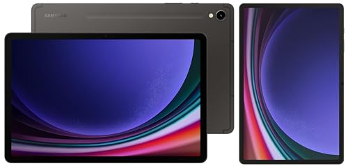 Image of Samsung Galaxy Tab S9+ 31.50 cm (12.4 inch) Dynamic AMOLED 2X Display, RAM 12 GB, ROM 256 GB Expandable, S Pen in-Box, Wi-Fi + 5G Tablet, Gray with S9 Plus Screen Protector, Transparent