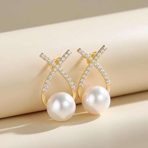 Image of ECLATS High-end cross fashion earrings for Girls and Women