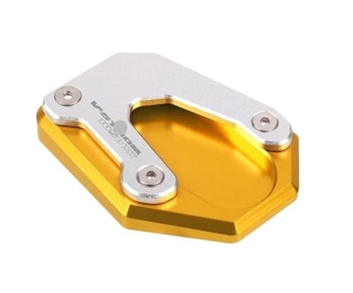 Agrandisseur coussin moto béquille V-Strom 1050XT plaque support latéral CNC