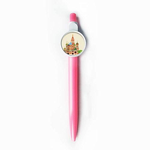 Stylo à bille Russie Landmark DIYthinker rétractable bleu pour écrire