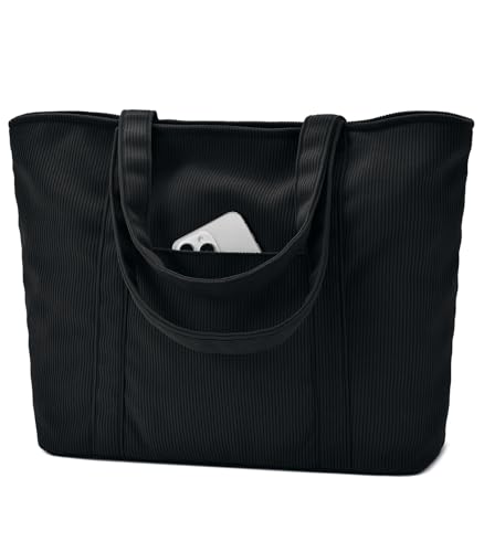 oscaurt Cord Tote Bag Handtasche Damen Groß Schultasche Shopper...