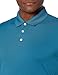Amazon Essentials Men's Golf Polo Shirt, Short Sleeve, Slim-Fit, Quick-Dry, Dark Blue, Large