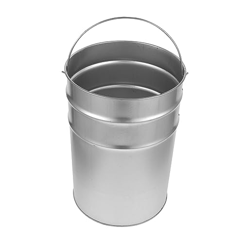 Caneca de basura metálica portátil rectangular 1.38 lb miniatura 1