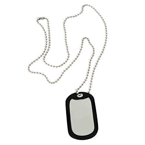 Rothco Stainless Steel Military Dog Tag Set With Dog Tag, Chain  Alaska 