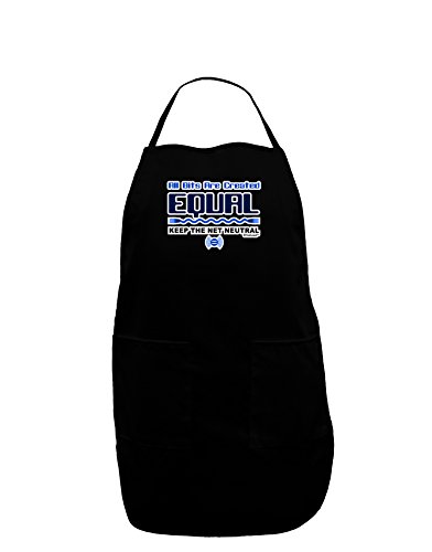 TOOLOUD All Bits Are Created Equal - Net Neutrality Dark Adult Apron - Black - One-Size