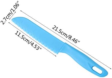 Set Cuchillos Cocina 5 Piezas Plástico Seguro para Niños miniatura 3