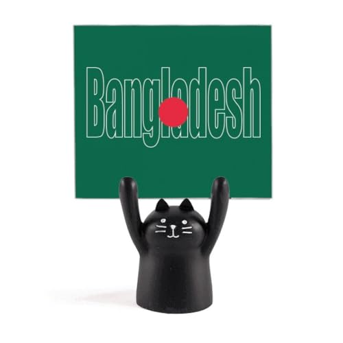 Porte-mémo chat noir Bangladesh pour ne plus oublier vos notes