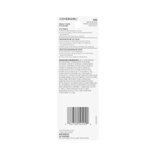COVERGIRL Perfect Point Plus Blend Eyeliner Pencil - 100 - Basic Black, 0.02oz - image 7