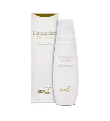 DEMAQUILLANT DOUCEUR 200 ml, Lotion micellaire, démaquillante, nettoyant visage, yeux et lèvres pour tous types de peau. PAS D'ALCOOL