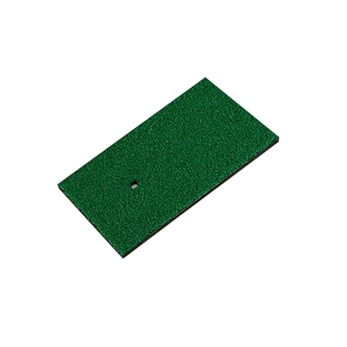 Moily 3D Damped Nylon Golf Hitting Mat - Mini Swing Training Pad - Suitable for Home Garden Office Practice Green 18.5 * 35cm