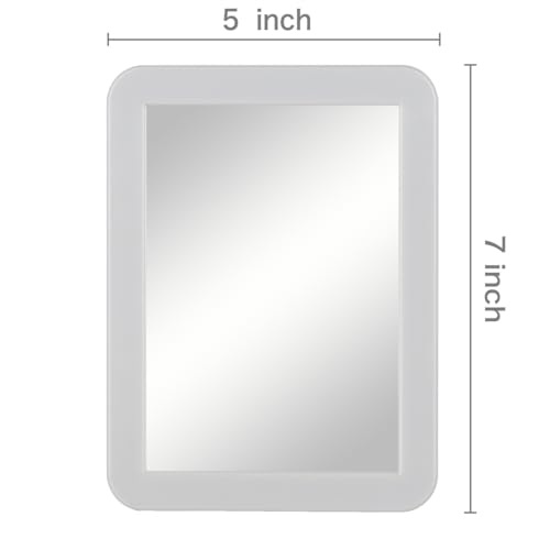 Espejo magnético rectangular 5x7 para casilleros miniatura 4