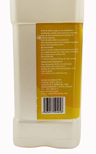 Vitamínicos, jugo de aloe vera natural donde comprar Marca FLOR DE ALOE (3)